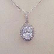 ジュエリーハートアート　ジュエリー通販ショップ　エレガントオーバルペンダント