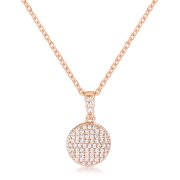ジュエリーハートアート　ジュエリー通販ショップ パヴェディスクペンダントゴールド