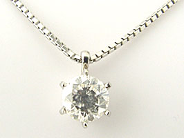 ☆ダイヤモンド・プラチナ・ネックレス［0.6カラット］ダイヤネック