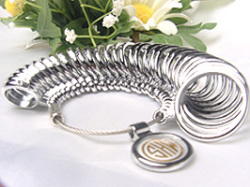 プロが持つリングゲージ、お客様にもってほしいリングゲージ１号-３０号タイプ