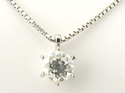 ☆ダイヤモンド・プラチナ・ネックレス［0.6カラット］ダイヤネック