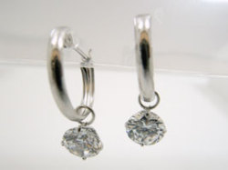 K14WG 　キュービック ピアス 彼女  誕生日  ジュエリー アクセサリー ∞ jka738