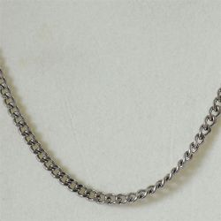 チタンネックレス シンプル 喜平 きへい  チェーン ネックレス ジュエリー 長さ調整金具付 クロス付