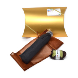 父の日 ギフト プレゼント 折りたたみ傘 ハンカチ セット (雨の日が楽しみになる折りたたみ傘) y190156