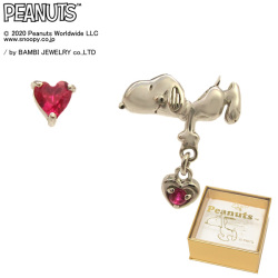 スヌーピー ハート ピアス SNOOPY  正規品 レディース y200102