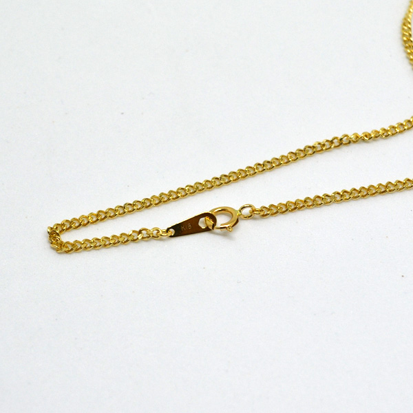 15g K18 中空喜平ネックレス 18金 ネックレスチェーン Y04633 15g K18 中空喜平ネックレス 18金 ネックレスチェーン Y04633