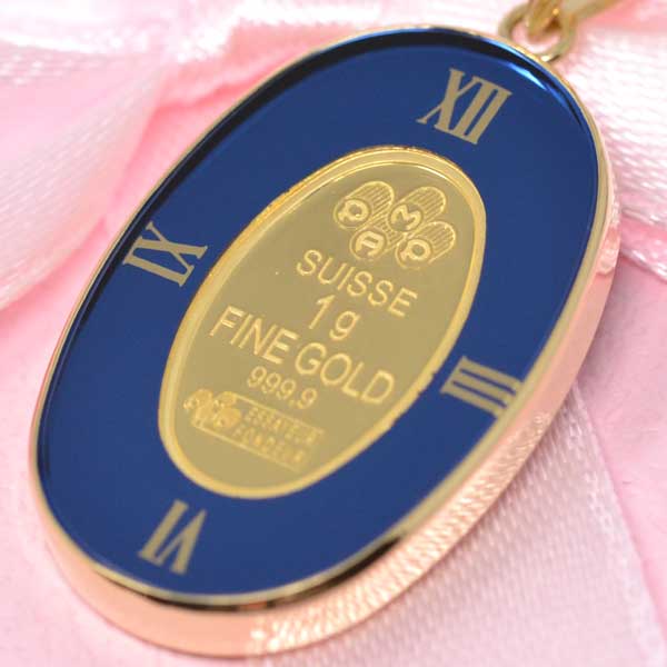 コイン 聖母 マリア 24金 K24 純金 枠18金 K18 メンズ ゴールド 男性 