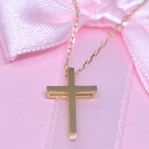 クロス ネックレス 18k 18金 K18 ゴールド シンプル 十字架 レディース 彼女 女性 ギフト プレゼント Y クロス ネックレス 18k 18金 K18 ゴールド シンプル 十字架 レディース 彼女 女性 ギフト プレゼント Y