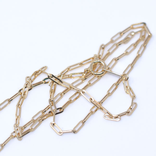 nao 18金 K18 YG 甲丸 リング/ スピガチェーン ネックレス nao 18金 K18 YG 甲丸 リング/ スピガチェーン ネックレス nao 18金 K18 YG