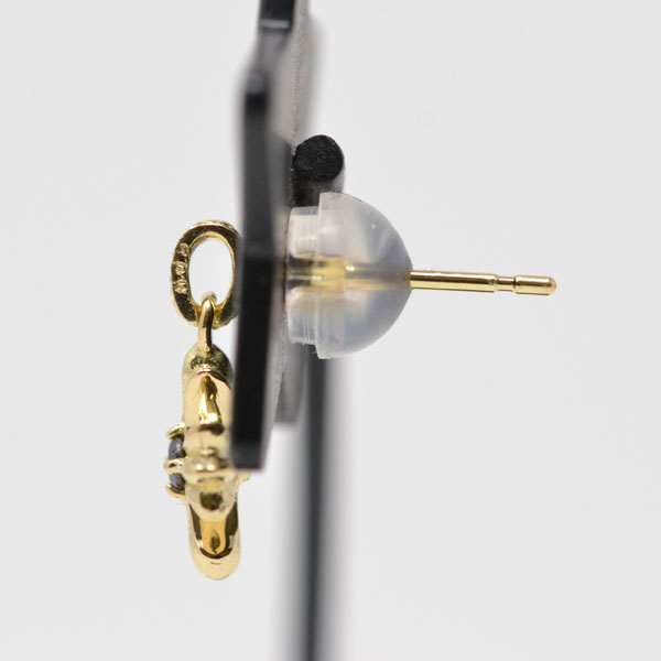 s925刻印 クロスピアス 両耳用☆即決大歓迎！ 片耳も販売OK！ ユニ  