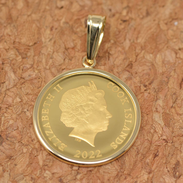 コイン ペンダント トップ イーグル Eagle 1/10 オンス 純金 24金 K24  