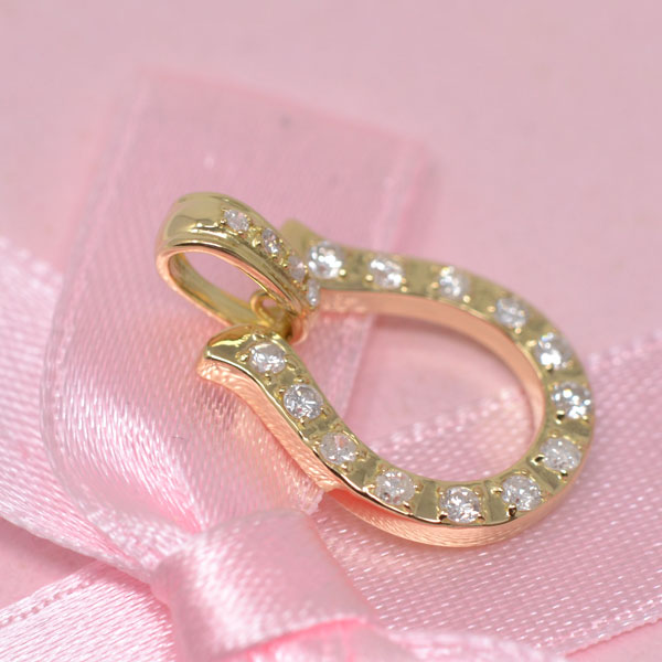 馬蹄 ネックレス 18金 K18 18K ゴールド オシャレな ホースシュー