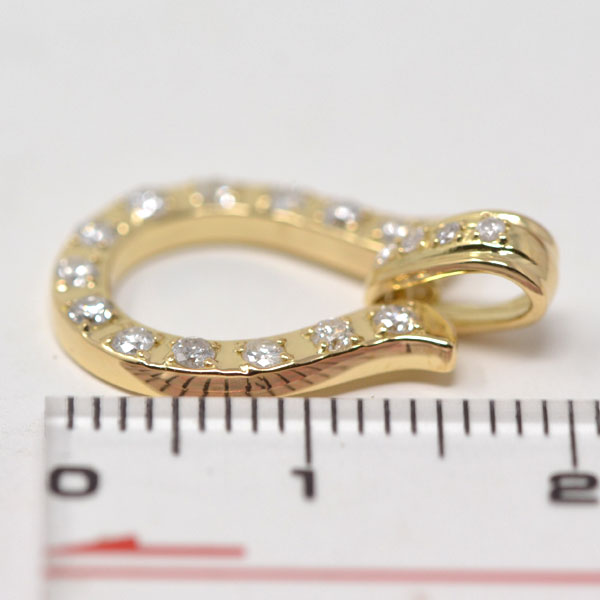 馬蹄 ネックレス 18金 K18 18K ゴールド オシャレな ホースシュー