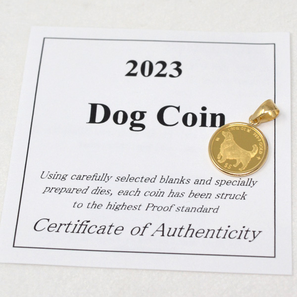 2023年 限定 コイン DOG COIN 犬 ゴールデン レトリーバー コイン