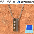 新作 チタン レディース ネックレス ファイテン fe-fe phiten フェフェ プレート ペンダント Ladies' FP-36 ダイヤモンド y170154