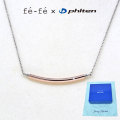 チタン ネックレス ファイテン fe-fe phiten フェフェ ピンクゴールド レディース FP-44 y190444
