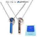チタン ネックレス ファイテン fe-fe phiten フェフェ ペア FP-45 ブルー FP-46 ピンクゴールド メンズ レディース y190447