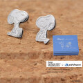 Vintage PEANUTS × phiten ファイテン お座りスヌーピーピアス SNOOPY スヌーピー ステンレス 両耳 ピアス y220100