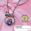 75周年 記念 スヌーピー ペンダント ネックレス レディース ゴールド クラウン シルバー925 キュービック ラベンダー 75th 専用ケース付 クリスマス y240152
