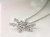 雪の結晶　K18WG　ダイヤモンドネックレス
