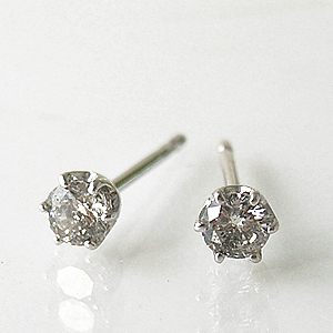 プラチナダイヤモンドピアス0.2Ct  y070041