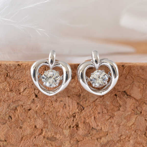 ダンシングストーンピアス クロスフォー ニューヨーク 揺れる Twinkle Heart NYE-103 y160103  誕生日 クリスマス プレゼント