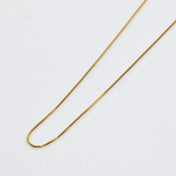 ベネチアン ネックレス チェーン K18 40ｃｍ 彼女 誕生日 ジュエリー アクセサリー y170142