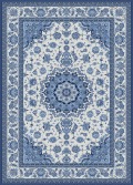 爽やかブルー素足も喜ぶさらさらタッチマット　ペルエスターテ230ｘ320ｃｍ