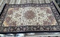 エジプト製ウィルトン織高密度ペルシャンデザインカーペット「ロイヤルタピス」80×140ｃｍ