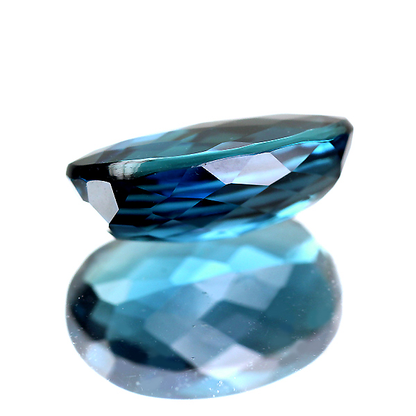 インディゴライトトルマリン ペンダントトップ 1.55ct パライバ0.06ct 