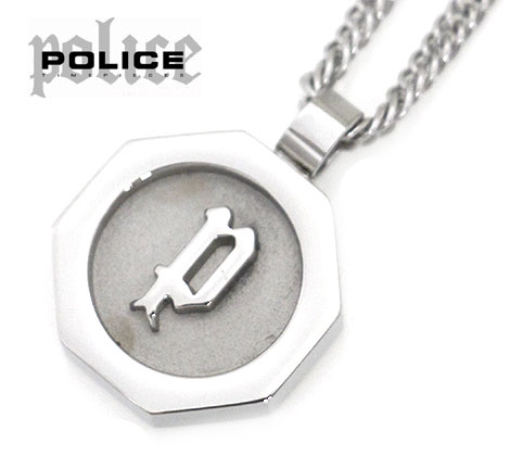 POLICE　ポリス 26155PSS　TOKEN MEDIUM ネックレス　ペンダント　JAPAN Limited モデル　アクセサリー　シルバー　人気商品!! 【送料無料】