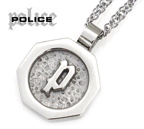 POLICE　ポリス 26377PSS01　TOKEN SMALL ネックレス　ペンダント　piccolo collection　アクセサリー　シルバー 【送料無料】