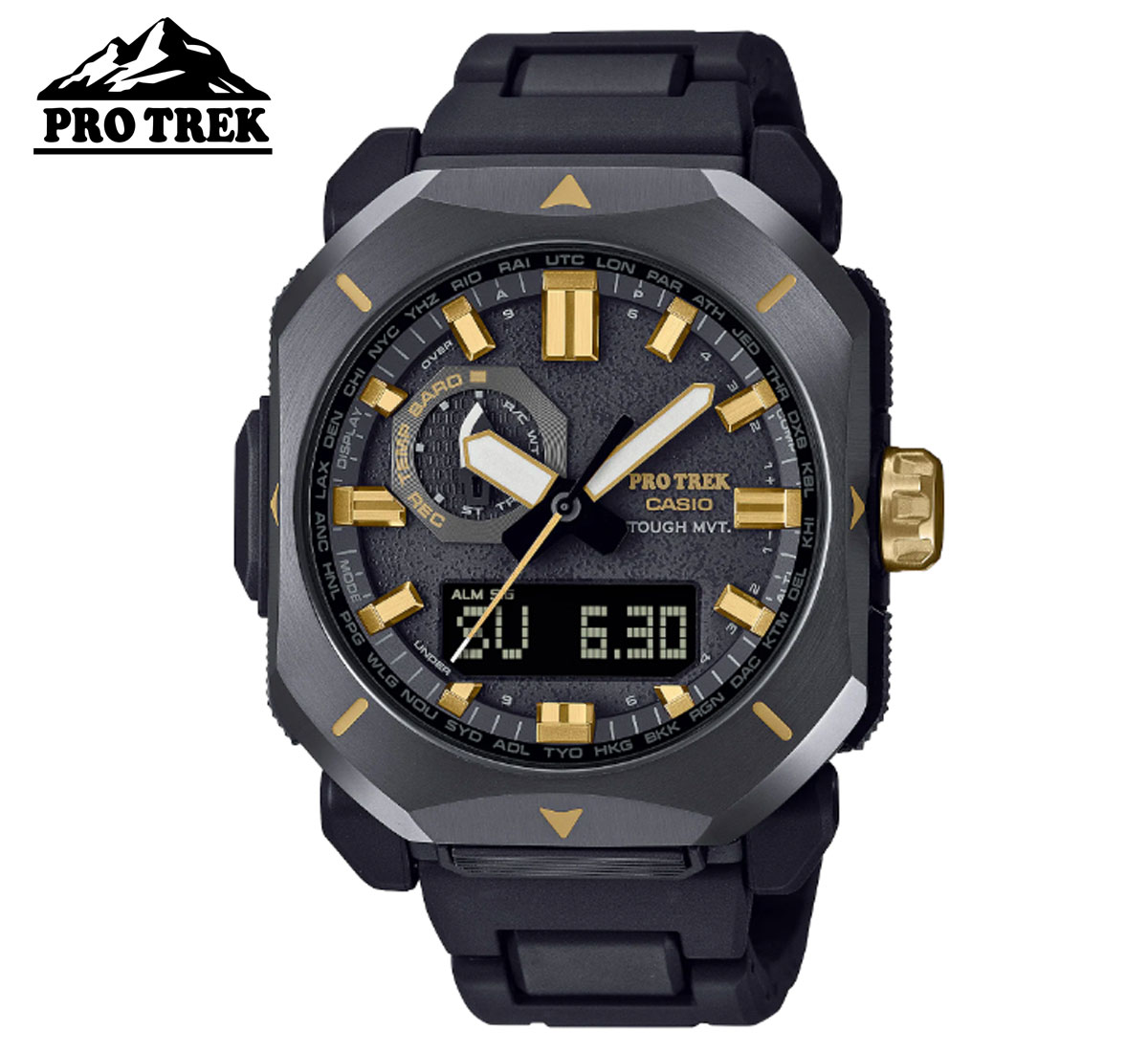 CASIO PRO TREK PRW-6900ZE-1JR プロトレック カシオ 50周年記念モデル 腕時計 Climber Line クライマーライン ソーラー 電波時計 メンズ グレー アウトドア キャンパー 耐低温仕様 限定モデル 【送料無料】