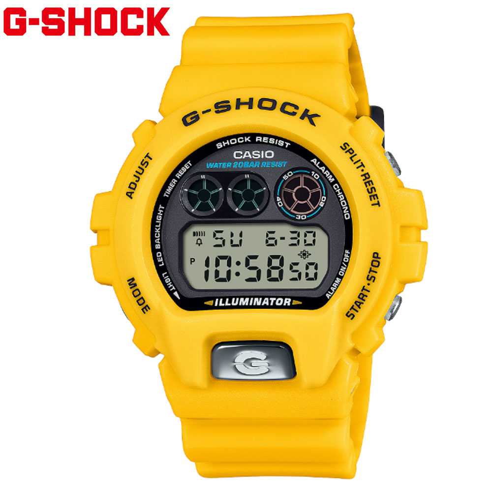CASIO G-SHOCK DW-6900TR-9JR カシオ　腕時計 6900シリーズ 30周年記念モデル 三つ目モデル デジタル メンズ レディース ユニセックス イエロー 新品 【送料無料】
