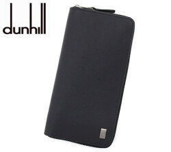 dunhill　ダンヒル　21FS218SG001　SIDECAR サイドカー　ブラック　小銭入れ付　ラウンドファスナー長財布 メンズ　ブラック　当店人気商品！【送料無料】
