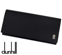dunhil　ダンヒル　19F2F10SG001R　SIDE CAR　サイドカー　ブラック　小銭入れ付　長財布　メンズ 【送料無料】