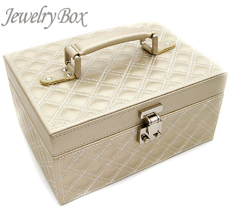ジュエリーケース ジュエリーボックス JewelryBox キルティング 宝石箱 JB-9100