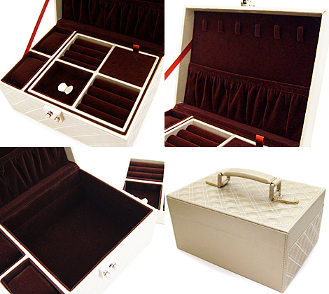ジュエリーボックス JewelryBox キルティング 宝石箱 JB-9100