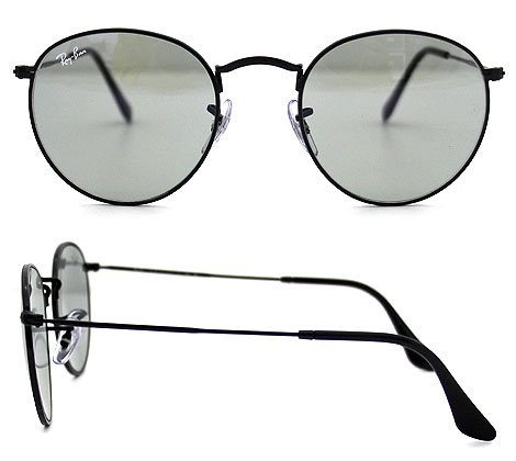 Ray Ban レイバン RB3447 002/52 50 ROUND METAL WASHED LENSES 
