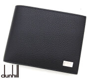 近年モデル✨ ダンヒル dunhill 二つ折り財布 ロゴプレート付き ネイビー ダンヒル 二つ折り 財布 ロゴプレート メンズ 中古の通販はau