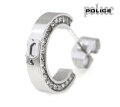 POLICE　ポリス 26398ESS01 DARIEN ピアス　アクセサリー　片耳　ラインストーン　シルバー 【送料無料】