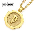 POLICE　ポリス 26377PSG02　TOKEN SMALL ネックレス　ペンダント　アクセサリー　ゴールド 【送料無料】