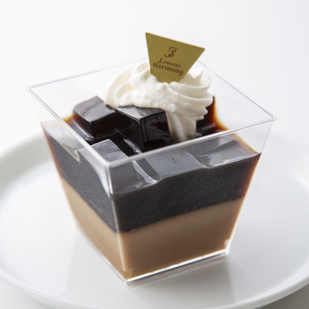 二層のコーヒーゼリー