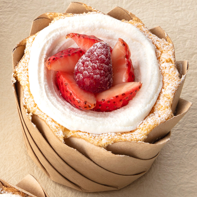 シフォンケーキいちご