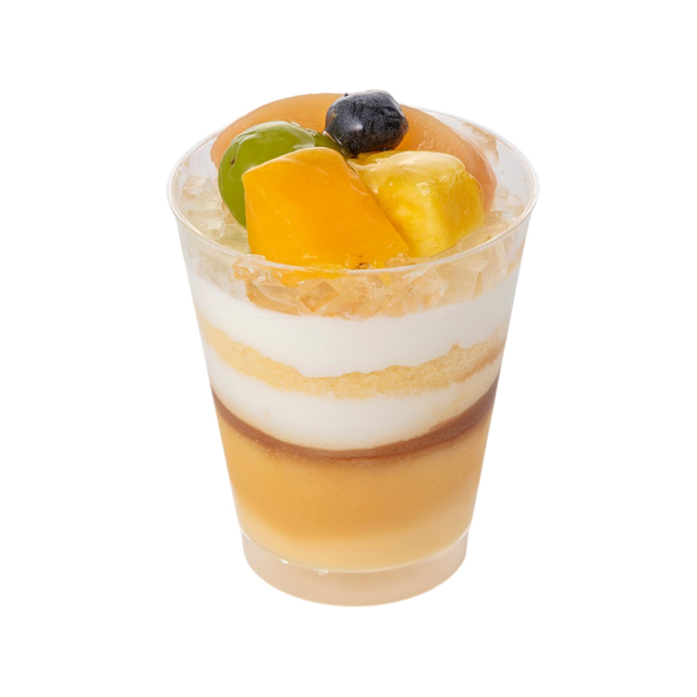 カップデザート プリンアラモード夏