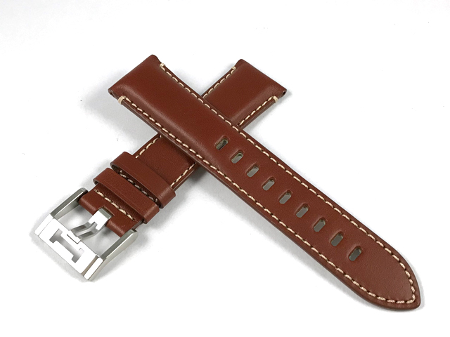 ハミルトン純正ベルト22mm/カーキXウインドGMT用カーフベルトH600779100