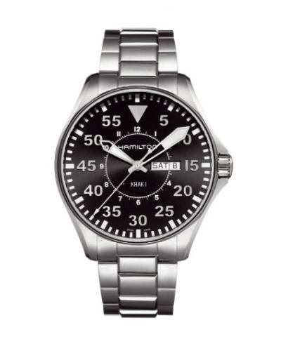 ハミルトン カーキ パイロットクオーツ42mm H64611135正規品 腕時計