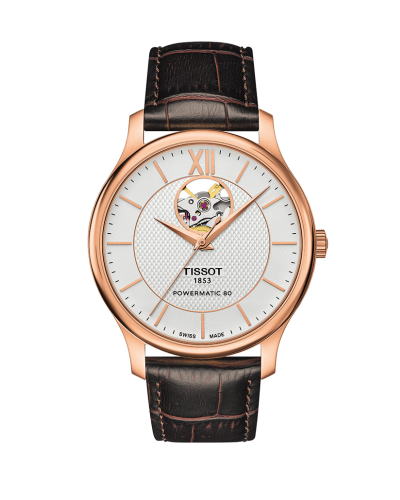 TISSOT ティソ トラディション オートマチック オープンハート Ｔ063.907.36.038.00正規品　腕時計