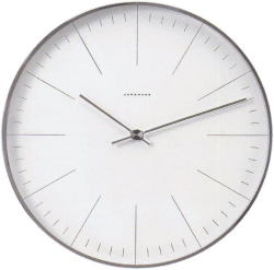 マックスビル掛時計/30cmアワーマーカー・ユンハンス367/6046正規品