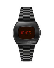 Hamilton 自動巻き時計 黒革バンド シックなブラックダイヤル ウォッチ | Hamilton Watch